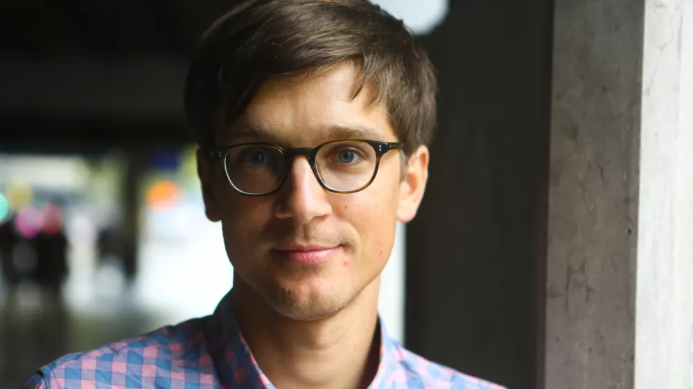 ﻿dr. Jure Leskovec, strokovnjak za proučevanje velikih socialnih in informacijskih omrežij - predavatelj računalništva na prestižni ameriški univerzi Stanford   //FOTO: Bojan Velikonja / Foto: Bojan Velikonja