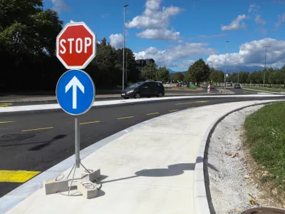 31.08.2025 Linhartova cesta - rondo Žale delno odprtjeFoto: Luka Cjuha