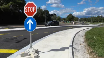 31.08.2025 Linhartova cesta - rondo Žale delno odprtjeFoto: Luka Cjuha