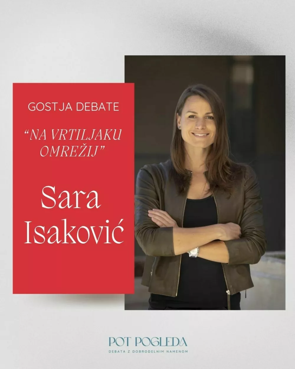 Gostja bo tudi Sara Isaković / Foto: Lea Malenšek