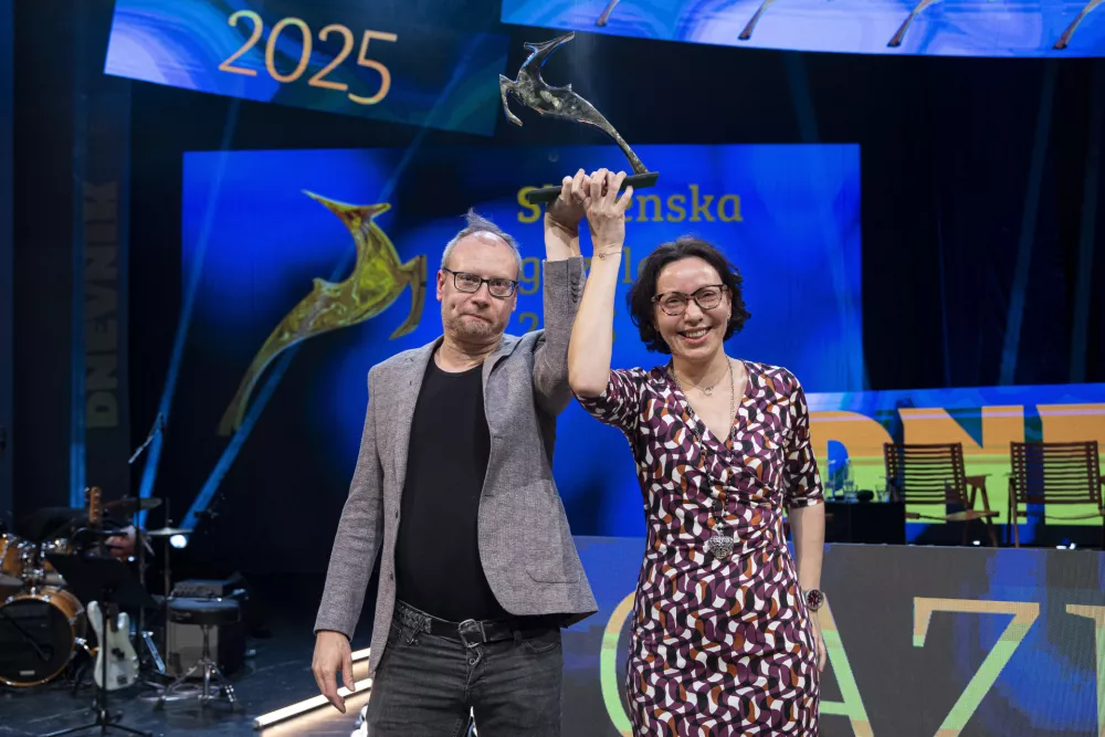 DOCENTRIC - Jurij Leskovec in Ana Gligorijević (Foto: Katja Kodba)