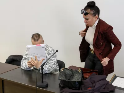 Klemenc David07.03.2025 - sojenje v zadevi - sodišče - Klemenc davidFoto: Luka Cjuha