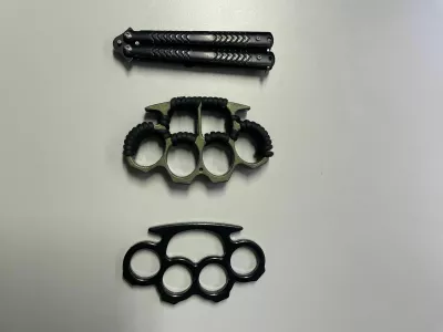 Na shodu v Novem mestu je policija zasegla več kosov orožja. 