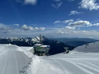 Kanin 2024, sneg, žičniške naprave