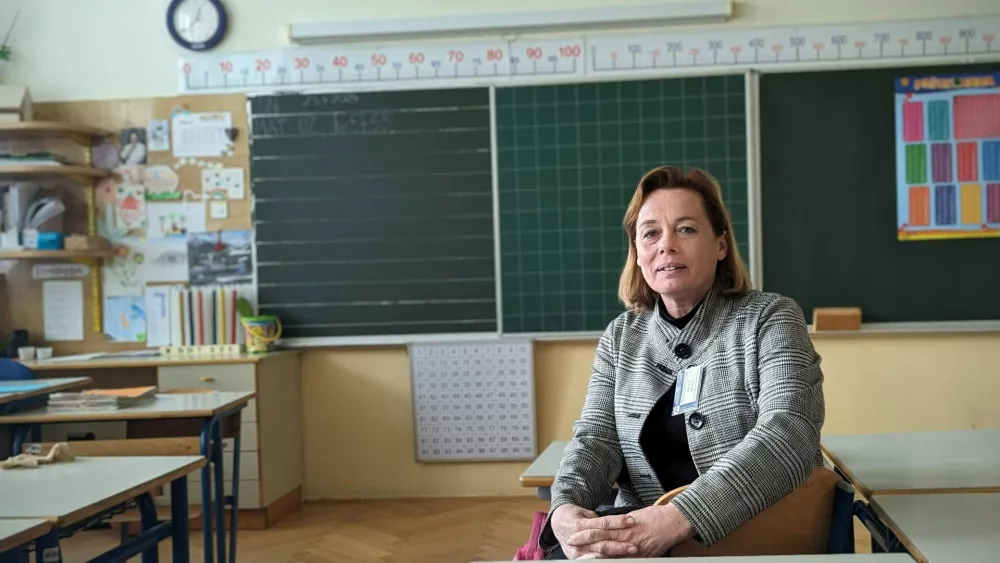 Mag. Mojca Mihelič, ravnateljica OŠ Danile Kumar in predsednica združenja ravnateljev in pomočnikov ravnateljev