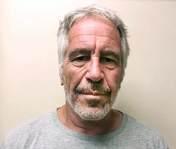 FILE — This photo provided by the New York State Sex Offender Registry shows Jeffrey Epstein on March 28, 2017. (New York State Sex Offender Registry via AP, File)
