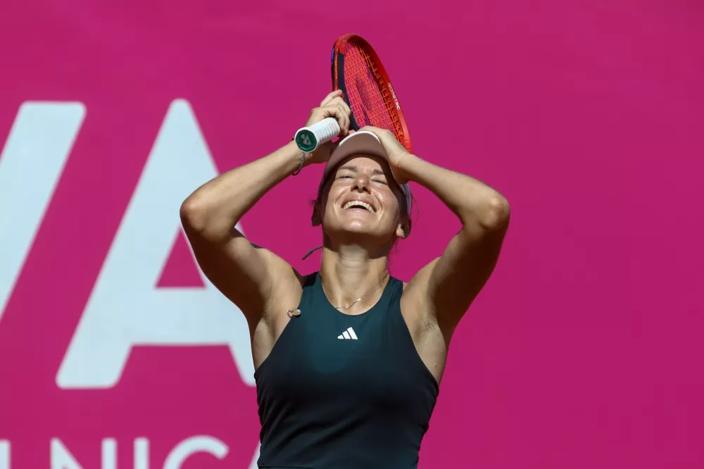 Kaja Juvan14.9.2025 - tenis turnir WTA Tivoli Ljubljana Foto: LUka Cjuha