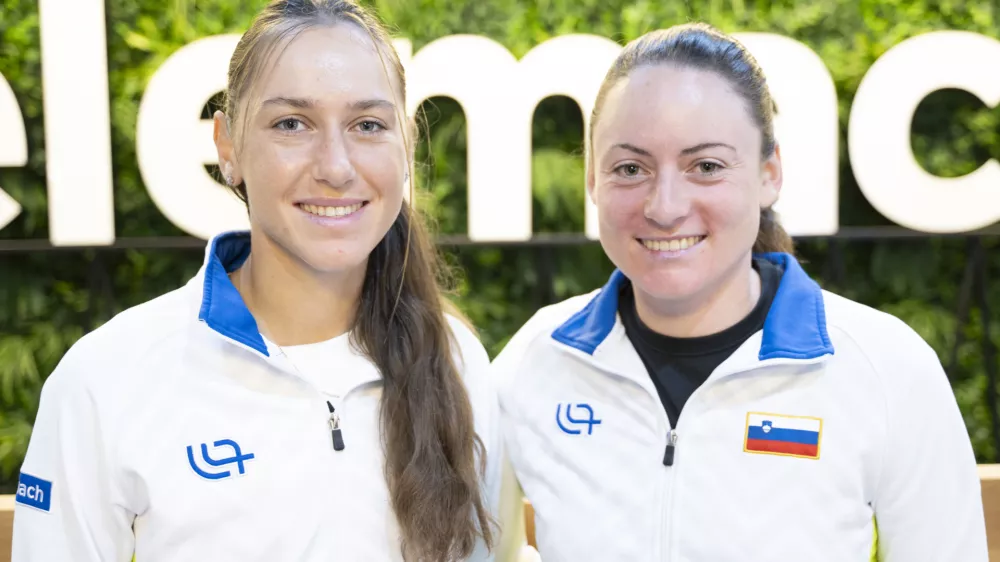 Kaja JuvanTamara Zidanšek06.11.2025 -Tenis, konferencaFOTO: Nik Erik Neubauer