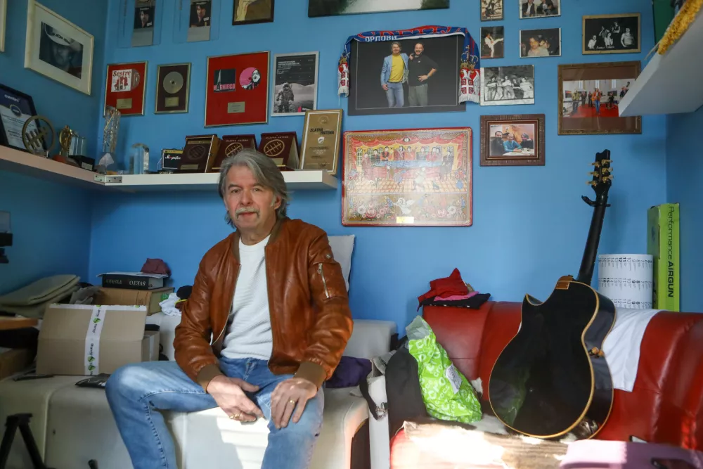 5.11.2025 - Magnifico, s pravim imenom Robert Pešut, slovenski pevec zabavne glasbe,Foto: Luka Cjuha / Foto: Luka Cjuha