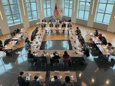 Predstavitev ameriškega osnutka resolucije o Gazi nestalnim članicam varnostnega sveta. 