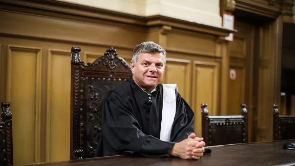 - 20.10.2022 - Marjan Pogačnik, višji sodnik - predsednik Okrožnega sodišča v Ljubljani od leta 2014 //FOTO: Bojan Velikonja