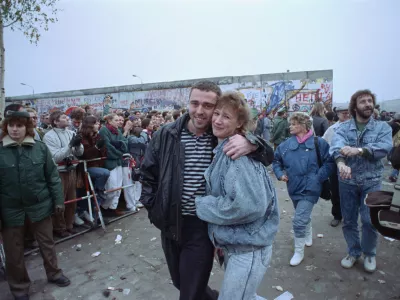 East Germans Entering West Germany (Photo by David Turnley/Corbis/VCG via Getty Images)