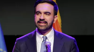 Democratic candidate for New York City mayor Zohran Mamdani speaks after winning the 2025 New York City Mayoral race, at an election night rally in the Brooklyn borough of New York City, New York, U.S., November 4, 2025. REUTERS/Jeenah Moon