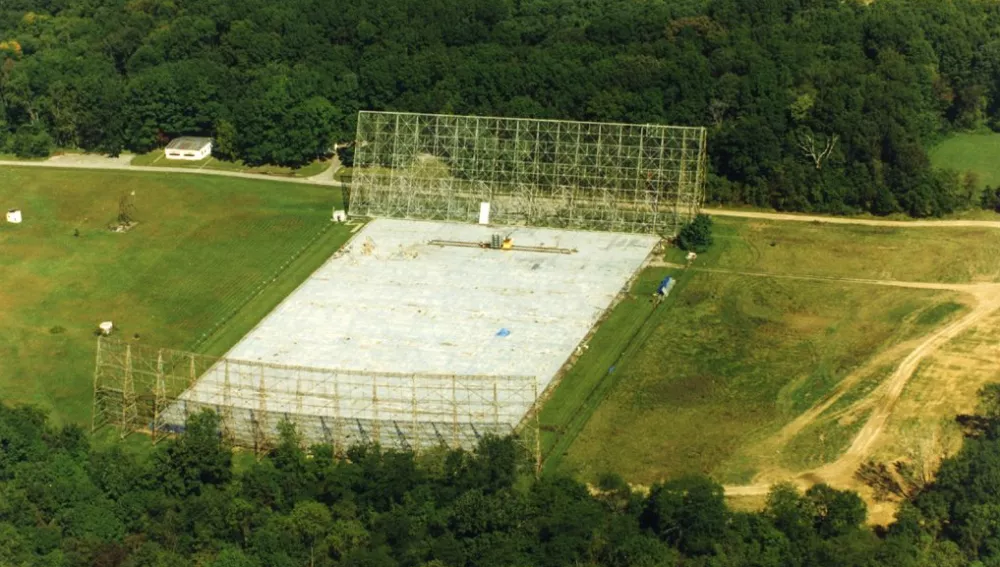 The observatory completed the Ohio Sky Survey in 1971, and from 1973–1995, Big Ear was used to search for extraterrestrial radio signals, making it the longest running SETI project in history. In 1977, the Big Ear received the Wow! signal. The observatory was disassembled in 1998 when developers purchased the site from the university and used the land to expand a nearby golf course.[2]
