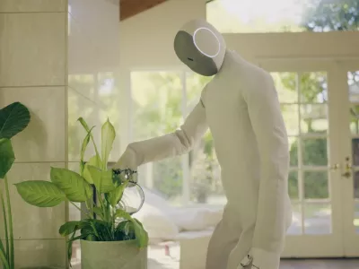 Picture MUST credit: 1X A home help robot designed to be an extra pair of hands around for basic chores is now available to buy — for ,000 USD / €17.195 euros, The company behind the humanoid machine says deliveries of the Neo will start in 2026. It has an artificial intelligence system that lets it learn on the job. The NEO can open the door to delivery drivers and take in packages, fetch car keys, vacuum, and unpack the shopping. It has been under development by Norway-based 1X which also has a facility in Palo Alto, California where the robot will be produced. The company, founded by Norwegian roboticist Bernt Øivind Børnich, who is CEO, has announced it can be ordered at the firm's website as of today. The NEO is built for full autonomy straight out of the box, it is said. All it requires are verbal orders, learning as it goes. Interaction is driven by a built-in large language model, capable of understanding, reasoning, and conversing. With continued use, 1X says NEO learns and unlocks new capabilities. It uses the company's own Redwood artificial intelligence system. The robot is 167.7 cm tall, weighs 30 kg, can lift items up to 70 kg and carry 25 kg. The body is made of a 3D lattice polymer making it soft to the touch. It has a washable nylon covering which comes in a choice of three colours, plus matching shoes which can be customised. It is claimed to have human hand dexterity. Picture supplied by JLPPA,Image: 1049210938, License: Rights-managed, Restrictions:, Model Release: no