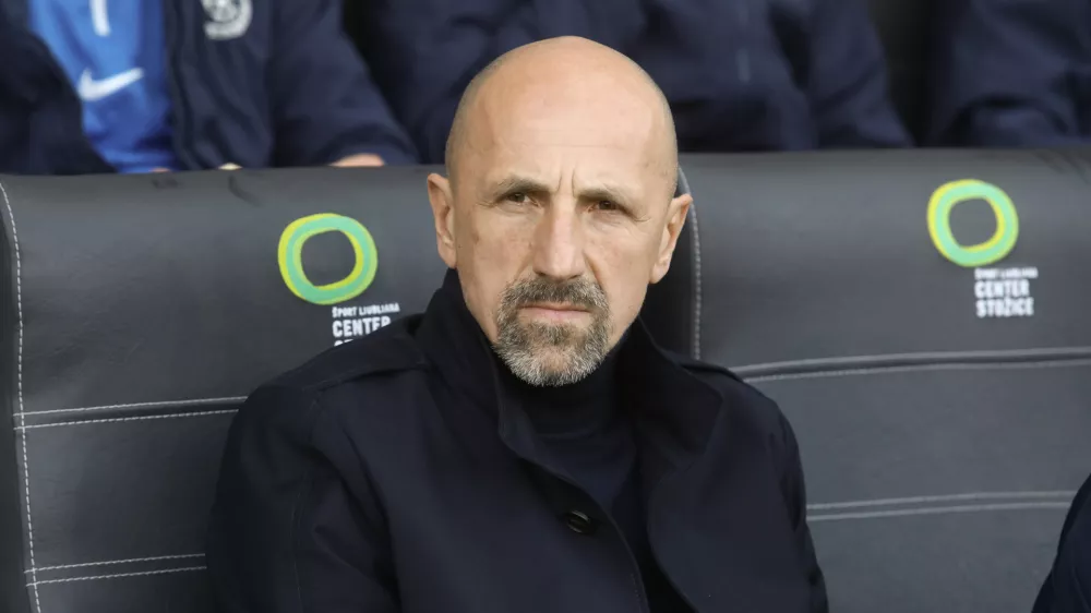 trener Celja Damir Krznar 02.03.2024 - nogomet - Olimpija – Celje, Prva liga Telemacha, 24. krog://FOTO: Luka Cjuha