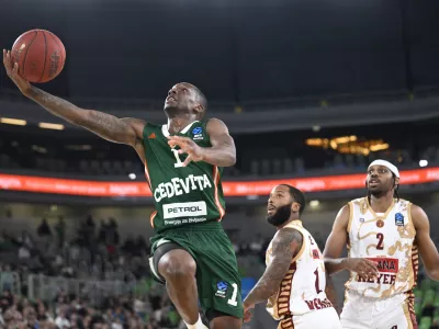 12.11.2025 Cedevita Olimpija - Umana Reyer Benetke v sedmem krogu evropskega pokala...FOTONik Erik Neubauer