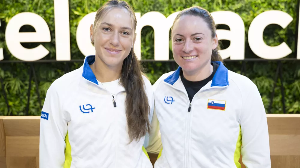 Kaja JuvanTamara Zidanšek06.11.2025 -Tenis, konferencaFOTO: Nik Erik Neubauer