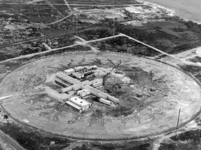 Nekdanja ameriška baza v Grčiji pri kraju Nea Makri