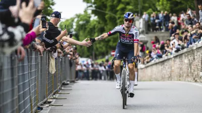 Primoz Roglic of Red Bull Bora Hansgrohe is seen during Giro di Italia in Treviso, Italy on May 24, 2025. // Charly López / Red Bull Content Pool // SI202505240846 // Usage for editorial use only // 