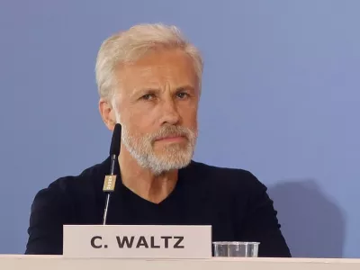 Christoph Waltz (za objavo v Nedeljskem dnevniku)Foto: Andraž Gombač, Airbeletrina / Foto: Andraž Gombač 