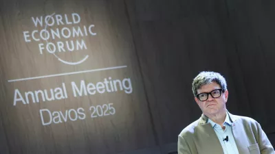 Yann LeCun, Vice President & Chief AI Scientist at Meta attends the 55th annual World Economic Forum (WEF) meeting in Davos, Switzerland, January 23, 2025. REUTERS/Yves Herman