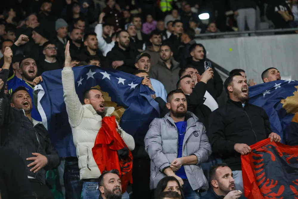 15.11.2025 - Nogomet reprezentanca slovenije- kvalifikacije za svetovno prvenstvo - Slovenija in Kosovo - stadion StožiceFoto: Luka Cjuha