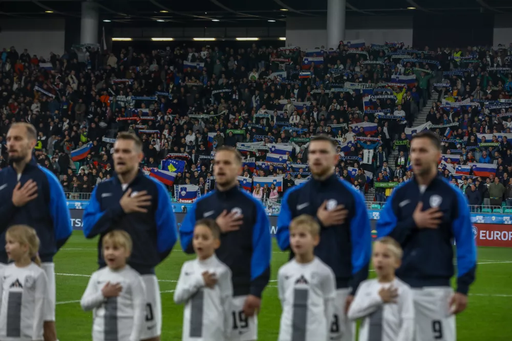 15.11.2025 - Nogomet reprezentanca slovenije- kvalifikacije za svetovno prvenstvo - Slovenija in Kosovo - stadion StožiceFoto: Luka Cjuha