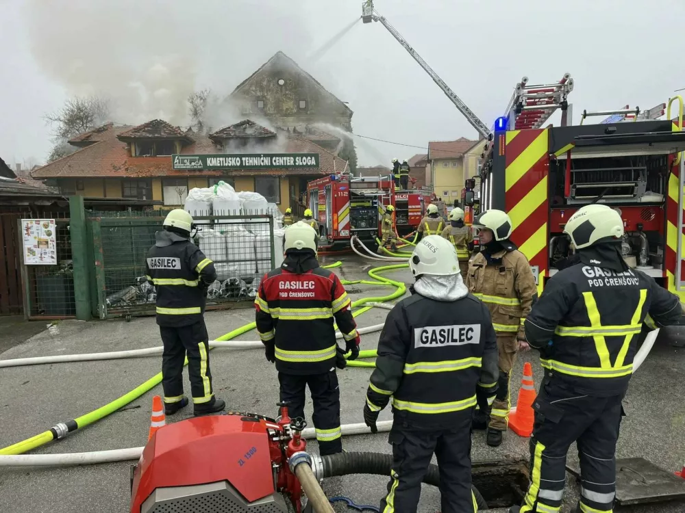 Požar Beltinci 16. 11. 2025