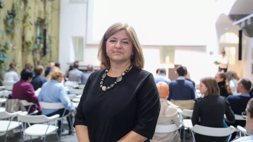 14.11.2025. Helena Dobrovoljc, slavistka, avtorica pravopisa 8.0. Foto: Bojan Velikonja 