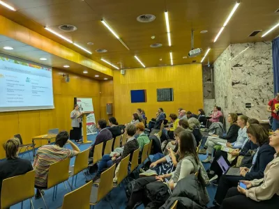 Dogodek je potekal v Knjižnici v Novi Gorici. Foto: Nina Bečaj