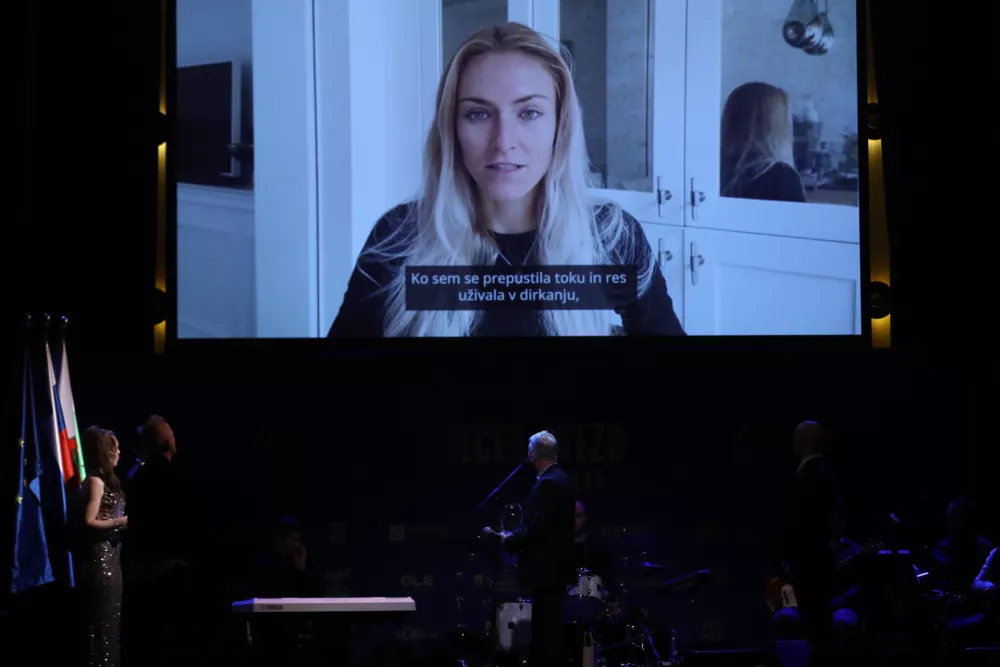 17.11.2025 - Večer zvezd - slavnostna podelitev nagrad najboljšim kolesarjem in kolesarkam v Sloveniji. KolesarstvoFoto: Luka Cjuha