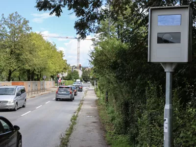 - 22.08.2025 - radar na cesti v Mestni log //FOTO: Jaka Gasar