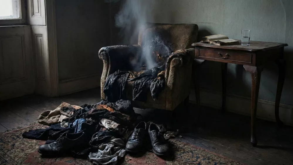 Ilustrativna slika pojava človeškega samovžiga. / Foto: Google Gemini