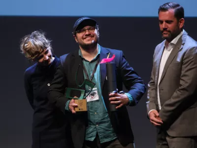 - Nagrada Vodomelc za film Modra čaplja,Prejemnik producent Gábor Osváth- 22.11.2025. - 36. filmski festival Liffe. Podelitev nagrad.//FOTO: Bojan Velikonja