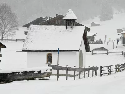 A snowy landscape in Gerold, Germany, November 21, 2025. REUTERS/Angelika Warmuth