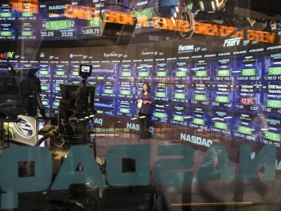 ﻿- Združene države Amerike ZDA 2008 - New York - bančni sistem - finance - bančništvo - borzni indeks - Nasdaq     //FOTO: Jaka Gasar