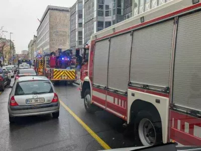 Lažni alarm, gasilci, Ljubljana 