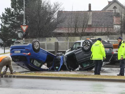 prometna nesreča šmartinska cesta foto luka cjhha