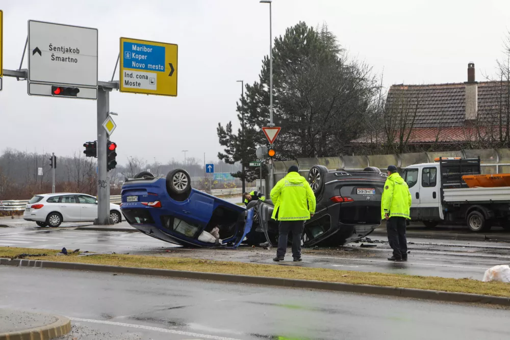 prometna nesreča šmartinska cesta foto luka cjhha