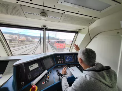 strojevodja inštruktor Tomaž Šen, Slovenske železnice / Foto: Katja Gleščič 