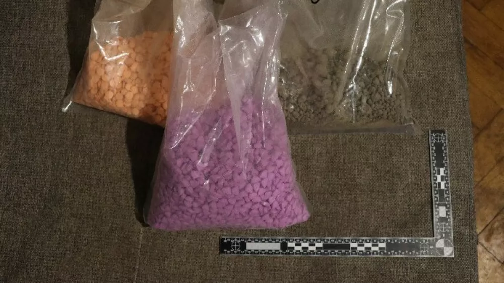 V hišni preiskavi so policisti zasegli udi večjo količino tablet. 