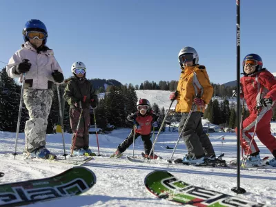 dolomiti superski otroci smucanje