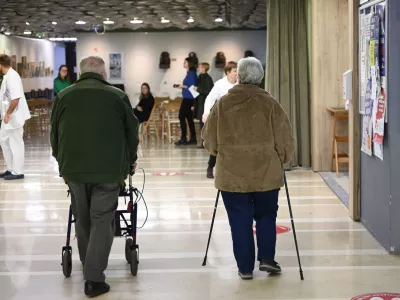  pacienti- 09.01.2024 – opozorilna stavka zdravnikov in zobozdravnikov - zdravniki in zobozdravniki zaradi neuresničenih zavez vlade iz že sklenjenih sporazumov opozorilno stavkali. protest //FOTO: Nik Erik Neubauer 