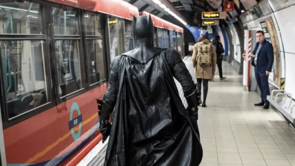 batman na vlaku