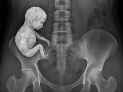 Ta zelo nenavaden primerek je ostal v trebuhu ženske dve leti.