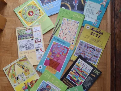 Osnovnošolci tudi letos izdelali koledar