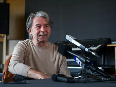 Robert Pešut - Magnifico01.12.2025 - predstavitev novega studijskega albuma Magnifica z naslovom Alpe Adria Club; Studio TivoliFoto: Luka Cjuha