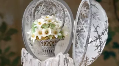 "Zimsko jajce" iz leta 1913 bo do konca leta na dražbi. Foto: Christie's