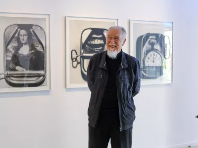 5.11.2025 - Odprtje razstave Stane Jagodič: Zakaj?Foto: Luka Cjuha